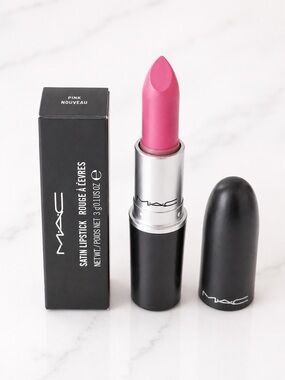MAC Cosmetics Satin Lipstick - Pink Nouveau Bright Pink HTF Discontinued Rare